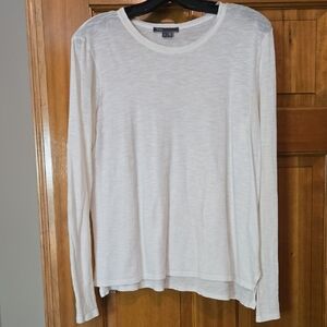 Vince White Long Sleeve Top